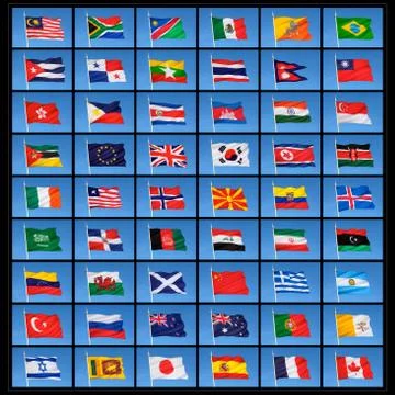 Flags of the World Stock Photos