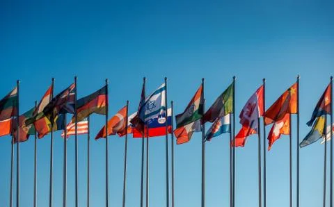 Flags of the world Stock Photos