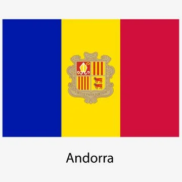 Flags of world sovereign states. vector illustration.  exact co Stock Illustration