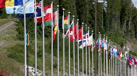 Flags1 Stock Footage 8664518