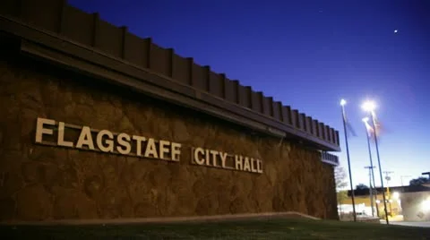 Flagstaff City Hall Stock Footage 22240367