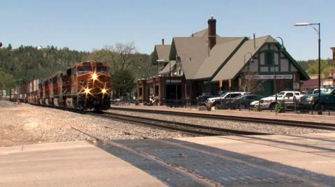 Flagstaff Train Stock Footage 57705937