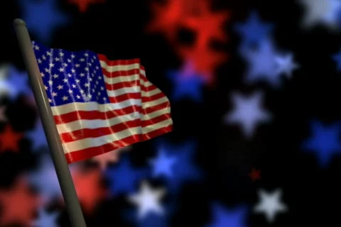 FlagStars1 Stock Footage 446026