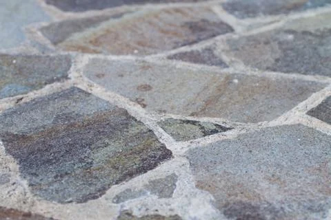 Flagstone Patio Stock Photos