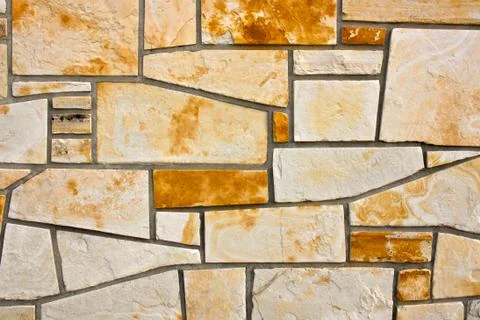 Flagstone Wall Stock Photos