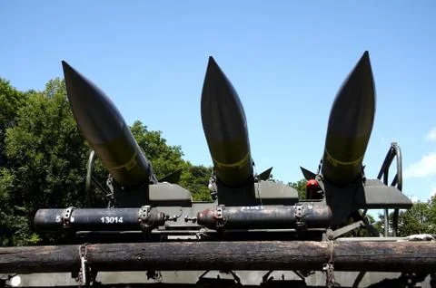Flak rocket system  Stock Photos