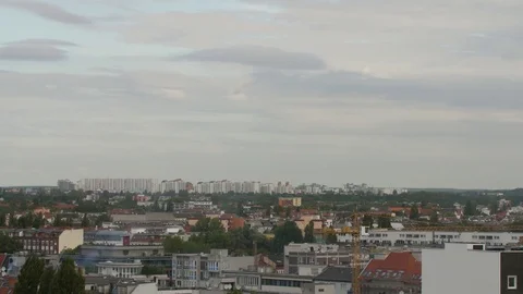 Flak Tower – No camera movement with view over Berlin 스톡 동영상 79996869