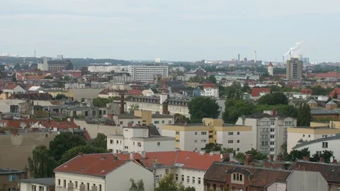 Flak Tower – No camera movement with view over Berlin 스톡 동영상 79996998