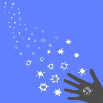 Flake Stock Illustration