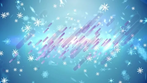 Flakes drifting inviting purple strokes forming cluster dissolving swirling Stock Footage 327447856