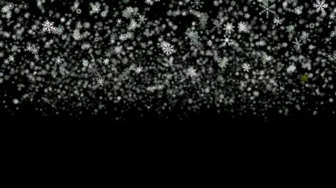 Flakes White on Black Stock Footage 544242