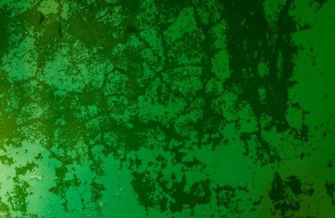 Flaking green paint texture Stock Photos