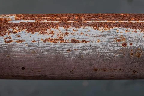Flaking iron rust overlay 스톡 사진
