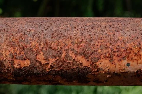Flaking metal rust macro surface Stock Photos