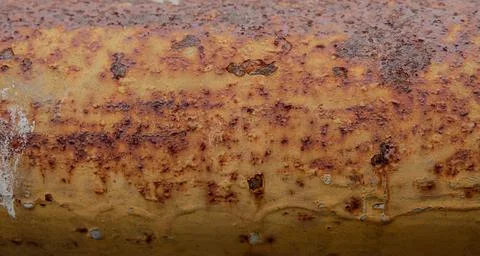 Flaking paint texture on rusty metal 스톡 사진
