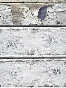 Flaking white paint Stock Photos