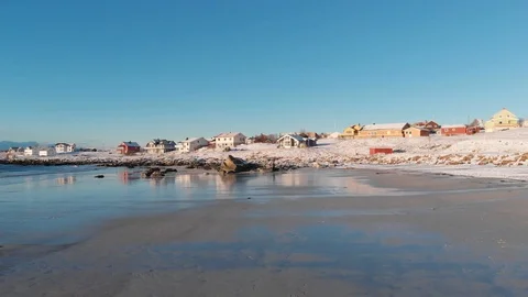Flakstad's beach Stock Footage 106924741