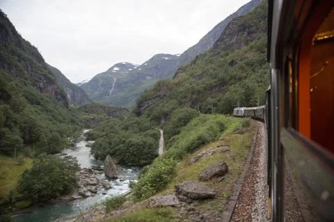 The Flam Railway Stock Photos