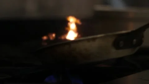 Flambe CU Stock Footage 10680338