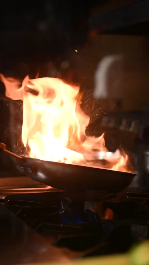 Flambe Stock Footage 309566610