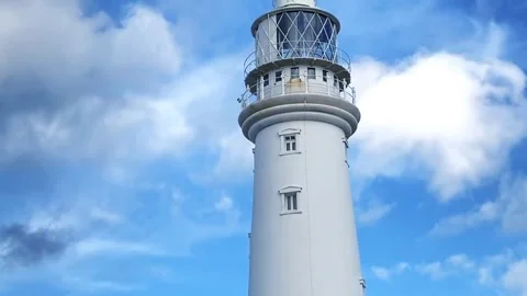 Flamborough Lighthouse up &amp; down view Stock Footage 255713306