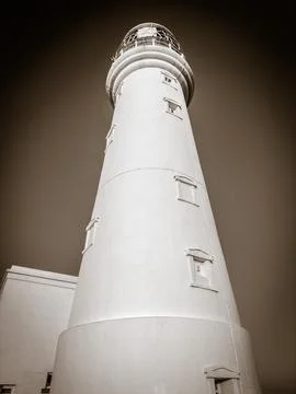 Flamborough Lighthouse 스톡 사진