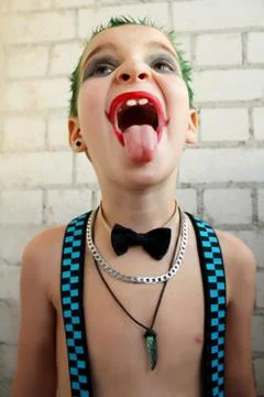 The flamboyant boy Foto stock