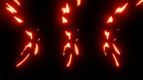 Flame abstract background in the dark Stock Footage 167237916