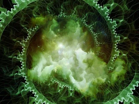 The Flame of Abstract Visualization 스톡 일러스트