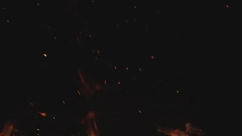 Flame against black Stock Footage 150691202