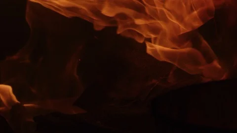 Flame alpha channel, burning bonfire Video stock 126199118