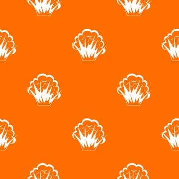 Flame and smoke pattern seamless 스톡 일러스트