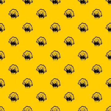 Flame and smoke pattern vector Stock Illustration