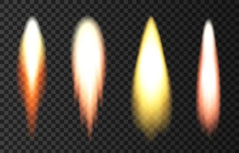 Flame and smoke from space rocket launch. Illustrazione stock