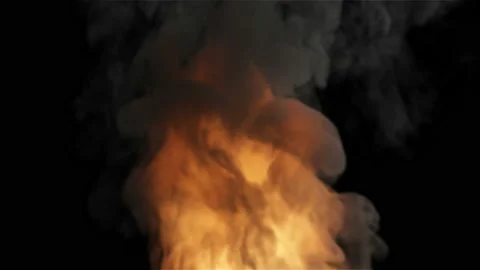 Flame Background 4K Stock Footage 221319668