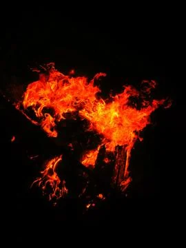 Flame background Foto stock