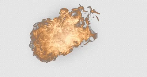 Flame Ball Stock Footage 172272394