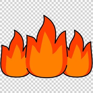 Flame blaze Illustrazione stock