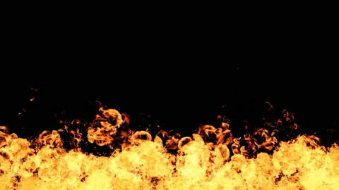 Flame bottom frame Stock-Footage 89565146