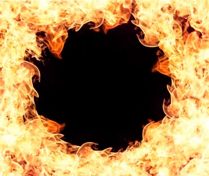 Flame burning Stock Photos