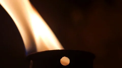 Flame of burning torch. Stock Footage 83002096