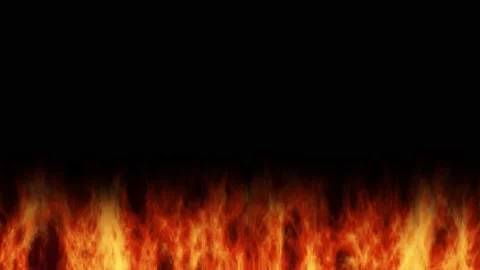 The flame burns slowly. fire background Stock Footage 168576164