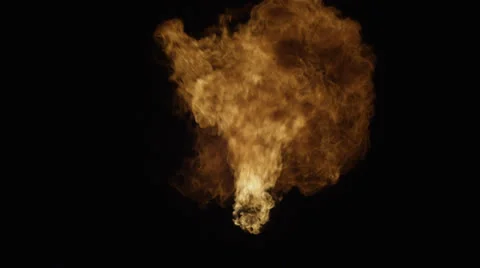 Flame Burst two Stock Footage 26644956