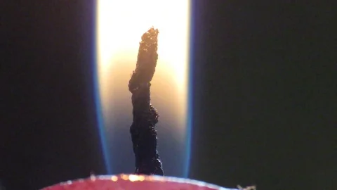 The flame of an Candle Stock Footage 94701323