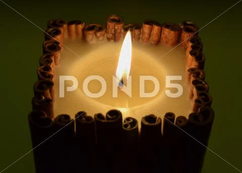 Flame candles Stock Photos