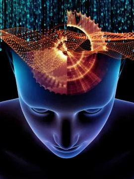 The Flame of Consciousness Illustrazione stock