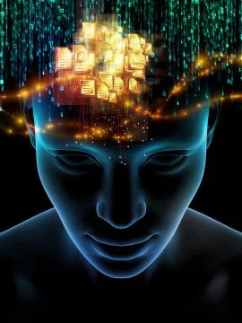 The Flame of Consciousness Illustrazione stock