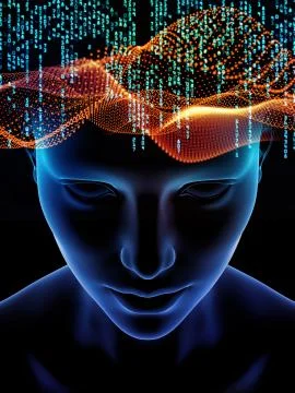 The Flame of Consciousness Stock Illustration