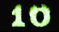 Flame countdown fire top 10 ten font hot numbers overlay 4k 4k or 4k+ Resolution