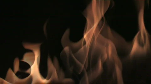 Flame in Dark Stock Footage 271005